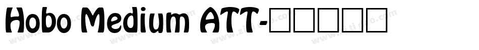 Hobo Medium ATT字体转换
